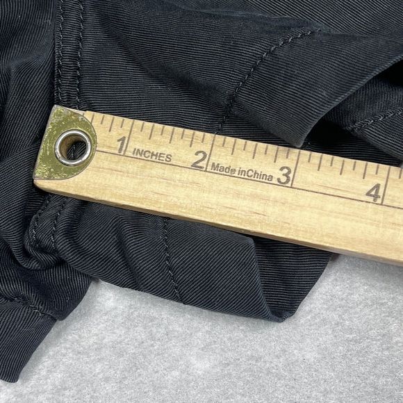 Loft Shorts Womens Large Black Inseam 3” Lyocell Drawstring Pockets Casual 0462 - Picture 6 of 11